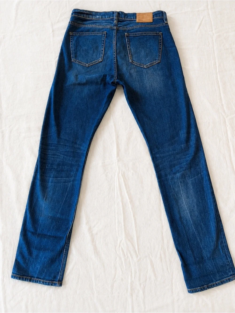 J Crew Selvedge MatchStick Jeans Size 29 Medium Wash Straight Leg  Inseam 32
